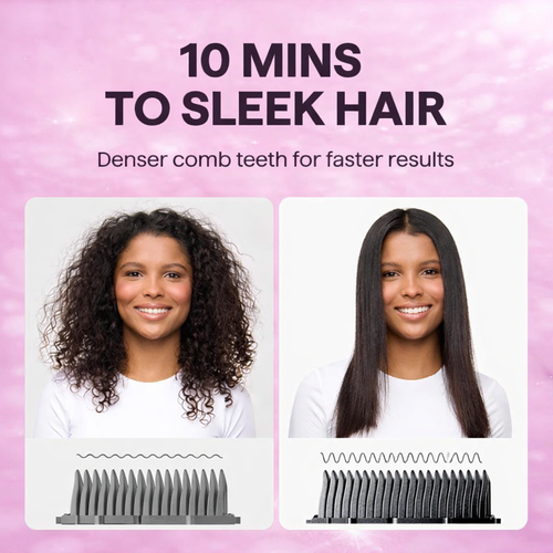 Sleek Sweep Hair Straightener Brush